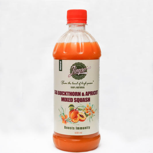 Sea Buckthorn & Apricot Squash - 650 ml (Pack of 2)