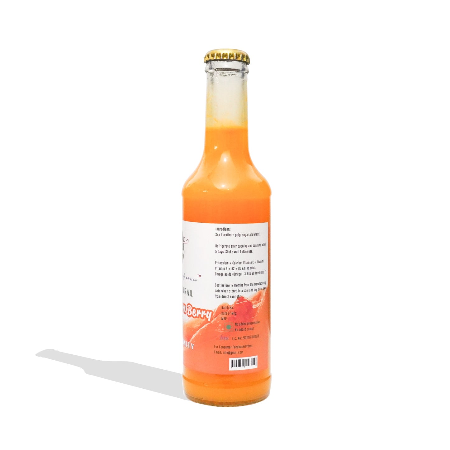 Sea Buckthorn Juice 275 ml (Pack of 4)